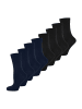 Nur Die  Basicsocken Classic Komfortbund in maritim, schwarz