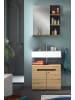 Inn.Furn Badmöbel-Set Eiche, grau 2-teilig 63 cm, Komplettset mit Soft-Close