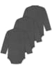 Normani Outdoor Sports 3er Pack Merino Baby-Body in Anthrazit