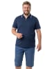 Men Plus Poloshirt in navy blau