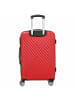 Paradise by CHECK.IN Kingston - 4-Rollen-Trolley 67 cm (lila) in rot