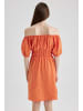 DeFacto Minikleid ELASTIC WAIST DRESS in Orange