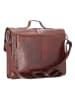 Pride and Soul Aktentasche Leder 37 cm braun