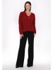 Usha Damen Pullover in Weinrot