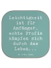 Mr. & Mrs. Panda gläseruntersetzer Spruch Leichtigkeit für Profi... in Meeresbrise