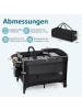 COSTWAY 5 in 1 Beistellbett in Schwarz
