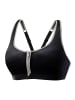 LASCANA ACTIVE Sport-BH in schwarz-grau