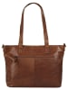 SPIKES & SPARROW Shopper echt Leder in cognac