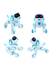 LEXIBOOK® Power Puppy® Jr Blau – Programmierbarer Roboterhund