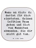 Mr. & Mrs. Panda Tassenuntersetzer Spruch Gefühle Freiheit mit S... in Weiß