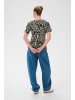 Kaffe T-shirt KAbella Regular fit in Black Deep/Chalk s animal