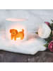 Mr. & Mrs. Panda Windlicht Glas Hund Flauschig ohne Spruch in Transparent
