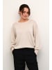 Kaffe Strickpullover KAregina Loose fit in Sand Dollar