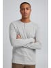 !SOLID Langarmshirt in grau