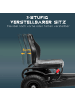 HOMCOM Gokart Tretauto in Schwarz 121L x 58B x 61H cm