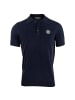 Roberto Geissini Luxury Strick Polo Dunkelblau