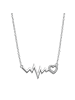 LOTUS silver Anhänger Silber 925 Sterling Silber Herz Halsketten