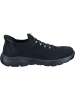 rieker Slipper in schwarz/schwarz