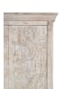 Giner y Colomer Kleiderschrank aus Mangoholz mit geschnitzten Türen im Ethno-Stil in Beige