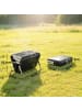 Outsunny Holzkohlegrill in Schwarz 40L x 28B x 25,5H cm