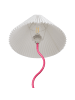 Beliani Stehleuchte JIKAWO in Rosa/Weiß - (W) 25 x (H) 161 x (L) 25 cm