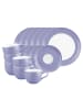 Seltmann Weiden 18er Set Kaffeeservice Liberty Pure Colors in Grape Purple