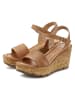 LASCANA Sandalette in camelfarben