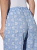 Sieh an! Hose in himmelblau-ecru-bedruckt