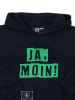 SCHIETWETTER Kinder Kapuzenpullover "Ja Moin" in navy-neongreen