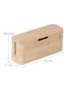 relaxdays Kabelbox in Natur - (B)34 x (H)14,5 x (T)11 cm