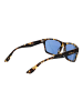 BMW Männer Sonnenbrille Rechtwinklig Braun