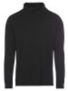 Bruno Banani Rollkragenshirt in schwarz