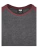 Urban Classics T-Shirt in charcoal/redwine