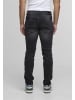 2Y Premium 2Y Premium 2Y MIGUEL RIPPED SLIM FIT JEANS in black
