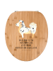 Mr. & Mrs. Panda WC Deckel Hund Australien Shepherd mit Spruch in Braun