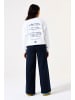 Garcia Sweatshirt mit Rückenprint in off white