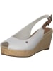 Tommy Hilfiger Keilsandaletten in Ivory