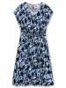 sheego Kleid in marine gemustert