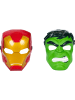 Hasbro Marvel Avengers Multipack Iron Man & Hulk Masken 2er-Pack flexibel ab 5 Jahren