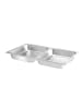 Riess HENDI Lebensmittelpfanne GN 1/1 zweigeteilt, 7,5L, 530x325x(H)65mm