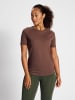 Hummel Hummel T-Shirt Hmlmt Yoga Damen Atmungsaktiv Leichte Design in NUTMEG