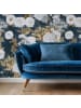 WALLPAPERS4BEGINNERS Tapete Blumen in Blau - (W) 180 × (L) 260 cm