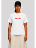 F4NT4STIC T-Shirt Koi Fish Japan Streetstyle in off-white
