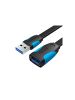 Wisam® Verlängerungskabel USB 3.0 Stecker auf Buchse 1.5 Meter