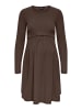 ONLY Kleid in Chocolate Brown