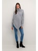 Cream Poncho CRHoliday Loose fit in Light Grey Melange