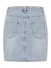 Kaffe Denimrock KAbabeth Regular fit in Blue Denim/Feather Flower Emb.
