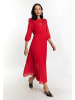 faina Damen Maxikleid in Rot