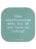 Mr. & Mrs. Panda Untersetzer Spruch Anästhesist Humor mit Spruch in Meeresbrise