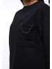 Tom Barron Freizeitanzug WOMAN REGULAR SIZE SWEATSHIRT AND PANT SETS in BLACK